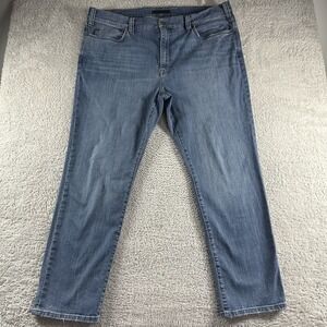 Joe's Jeans Mens‎ 42x30 Athletic Tapered Medium Wash Fade Whiskering